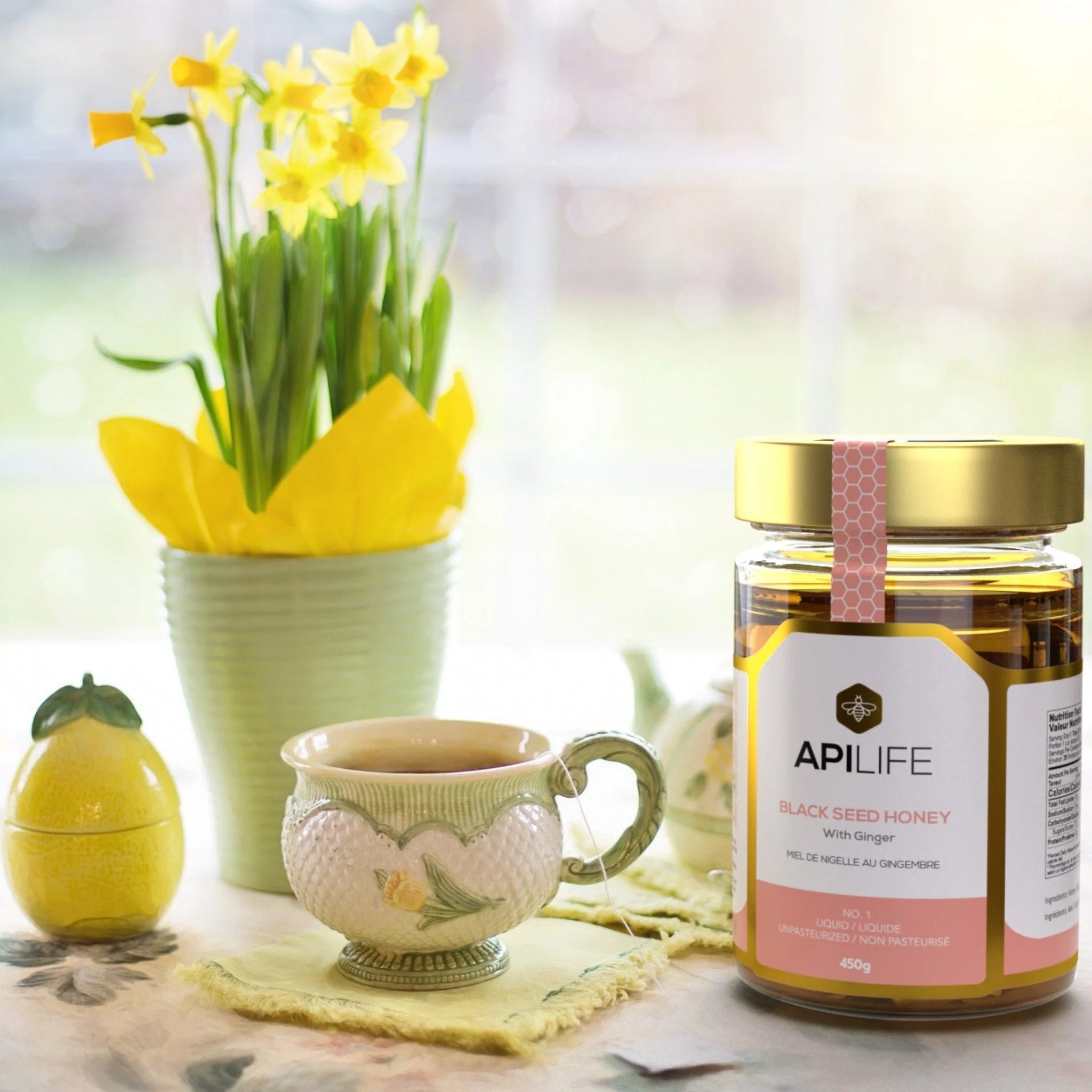Apilfe Ginger Black Seed Honey - A Holistic Elixir for Body, Mind & Soul