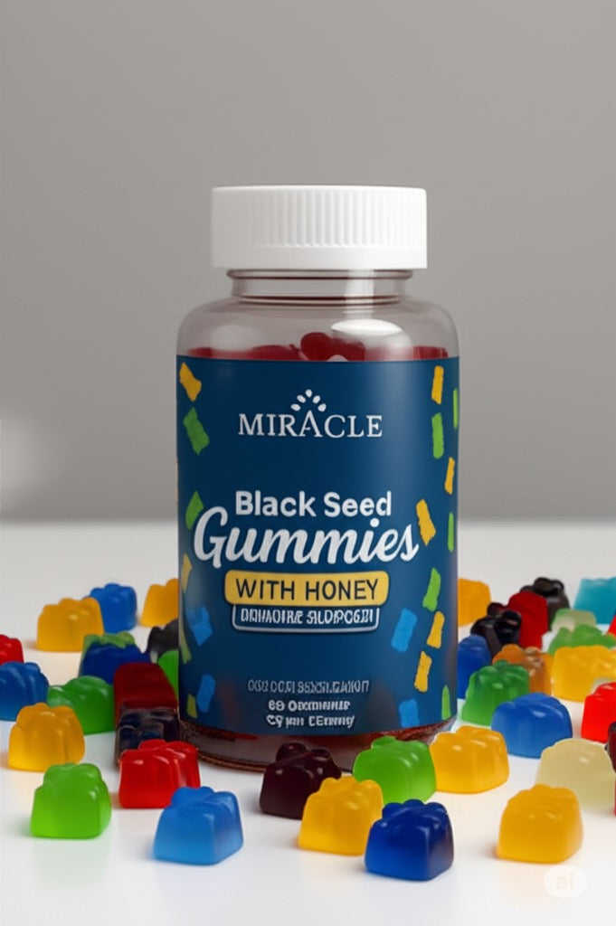 Black seed gummies with honey